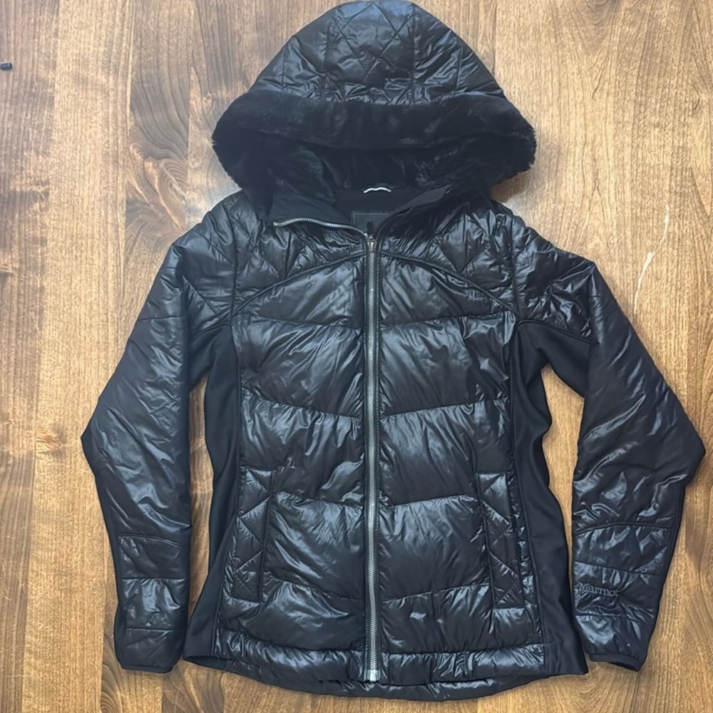 Marmot Black Puffer Jacket